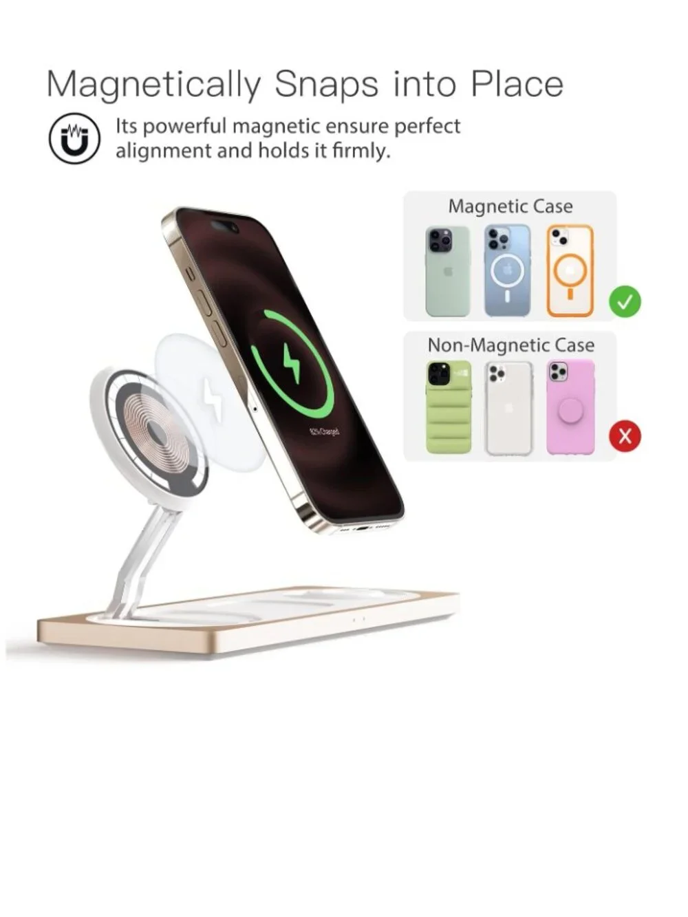 Samba Pad Pro Magnetic 3 In 1 Wireless Charger W326
